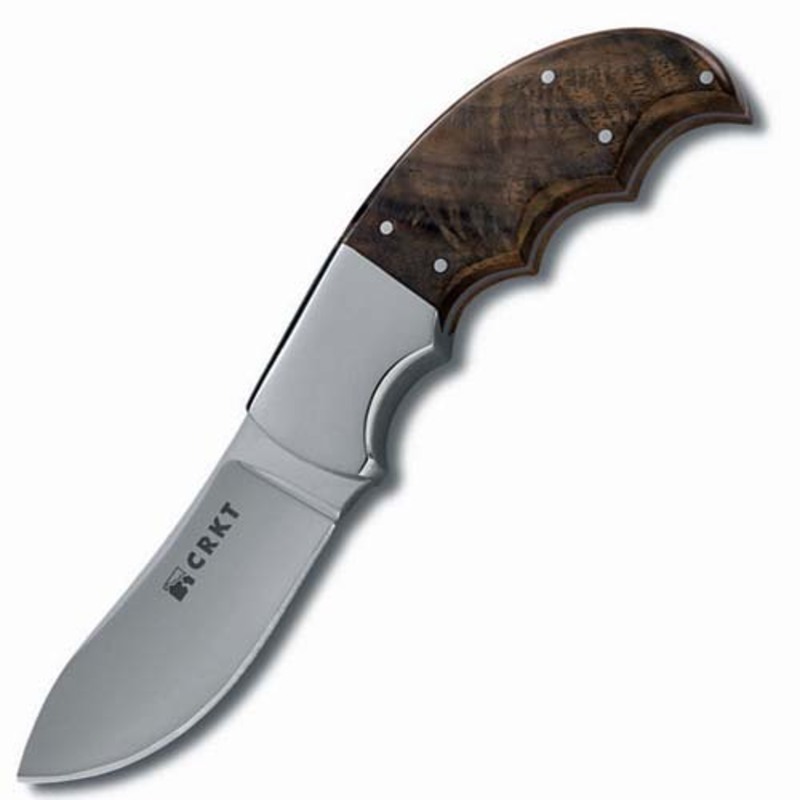 Нож с фиксированным клинком CRKT Bez Tine, сталь 1. 4116 (X50CrMoV 15), рукоять дерево - фото 1