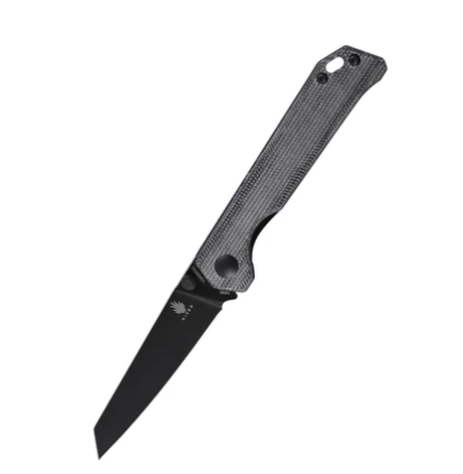 фото Складной нож kizer begleiter mini, сталь black n690, рукоять micarta