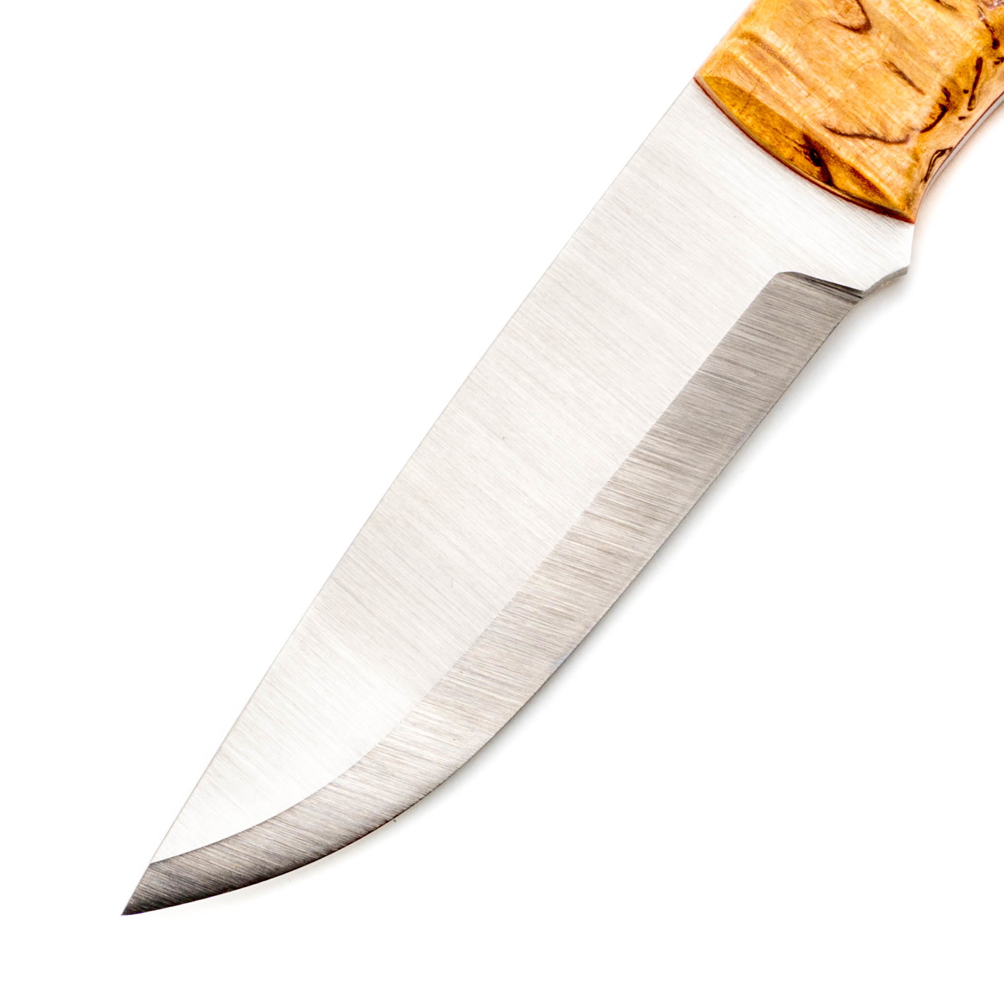 Нож Enzo Trapper 95 Birch O1 stainless scandi grind blade - фото 3