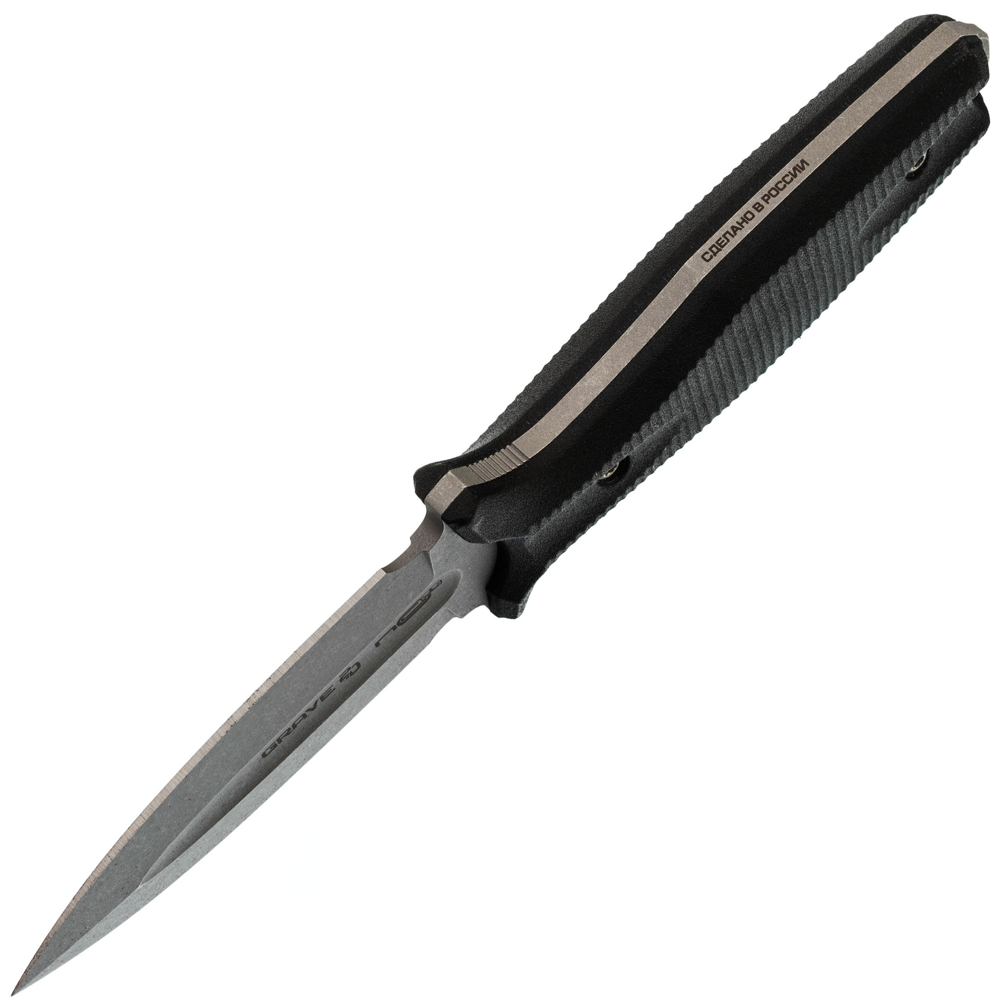 Нож N.C.Custom Grave 2.0, сталь AUS-8, рукоять Elastron - фото 3