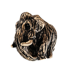 Фото Бусина для темляка Мамонт, бронза