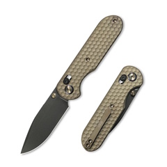 Фото Складной нож GEO Ethereal Cutter, сталь M390, рукоять 6AL4V Titanium, Bronze