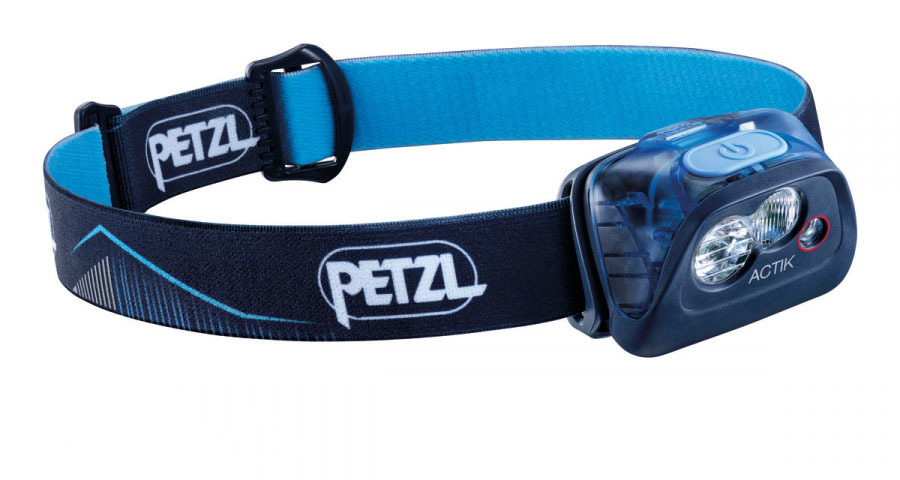 Фонарь светодиодный налобный Petzl Actik синий, 350 лм - фото 1