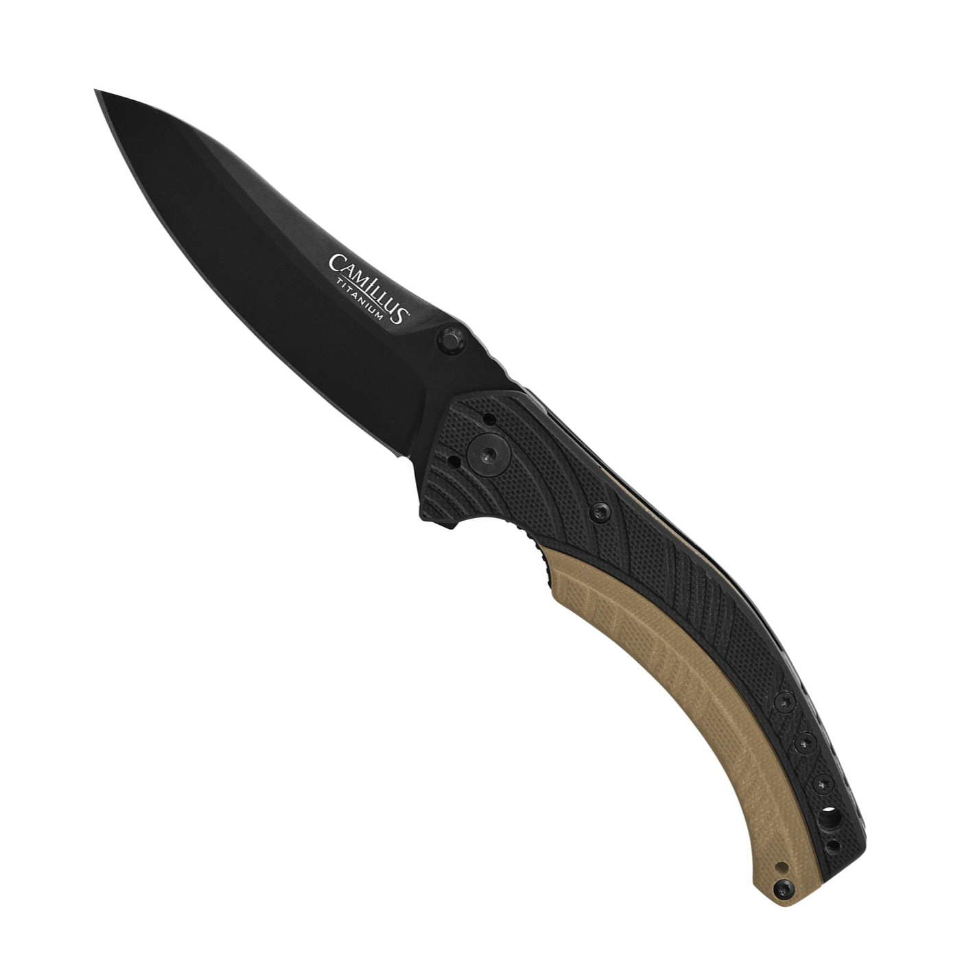 Нож складной Camillus Scorn, сталь AUS-8, рукоять термопластик GRN, чёрный от Ножиков