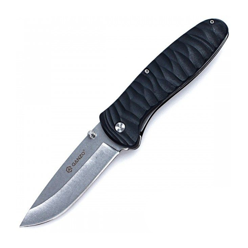 Складной нож Firebird by Ganzo G6252-BK, черный, сталь 4116, рукоять Fiberglass нож кухонный chef s knife рукоять kray ex черная сталь german 4116 25см