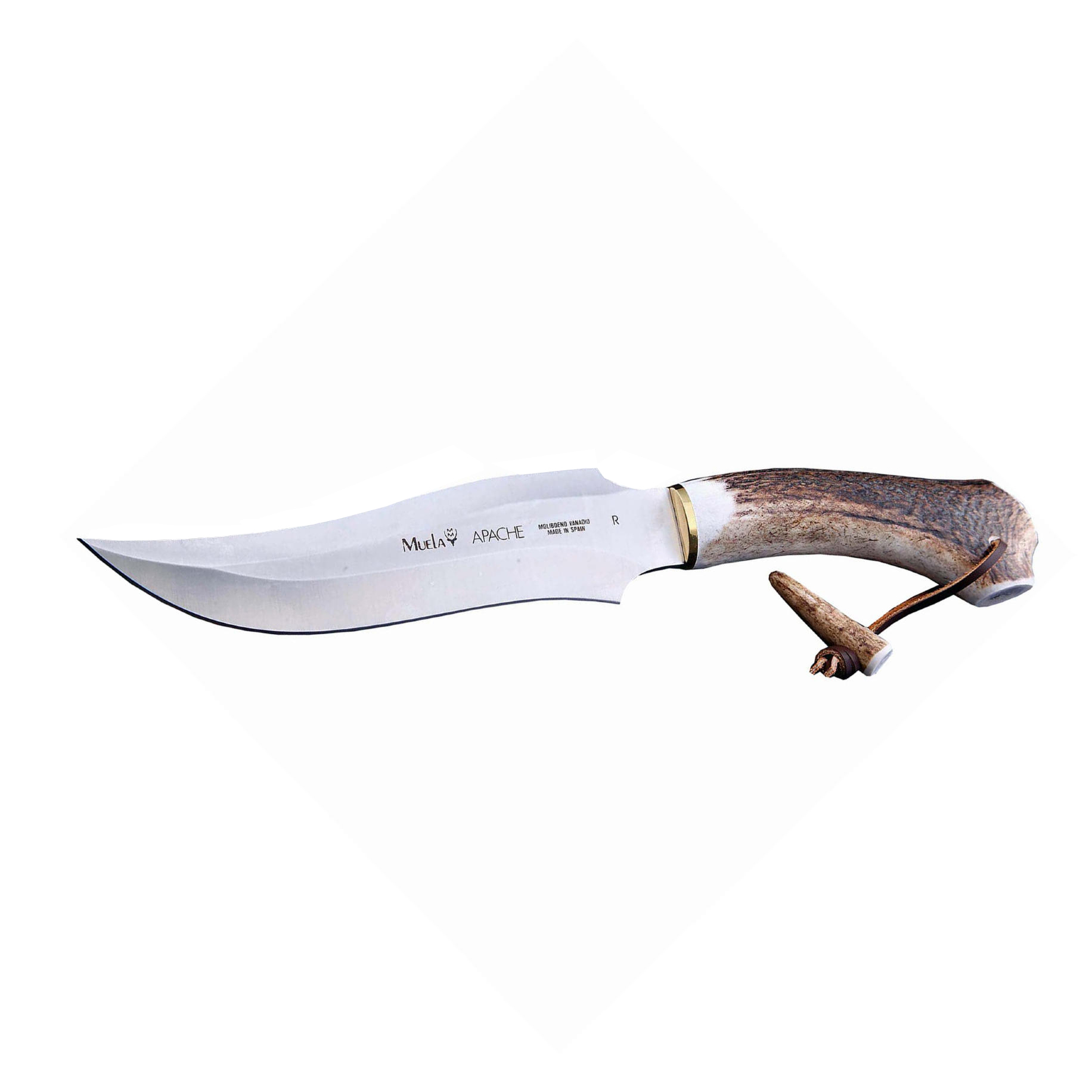Нож с фиксированным клинком Apache Stag Handle - фото 3