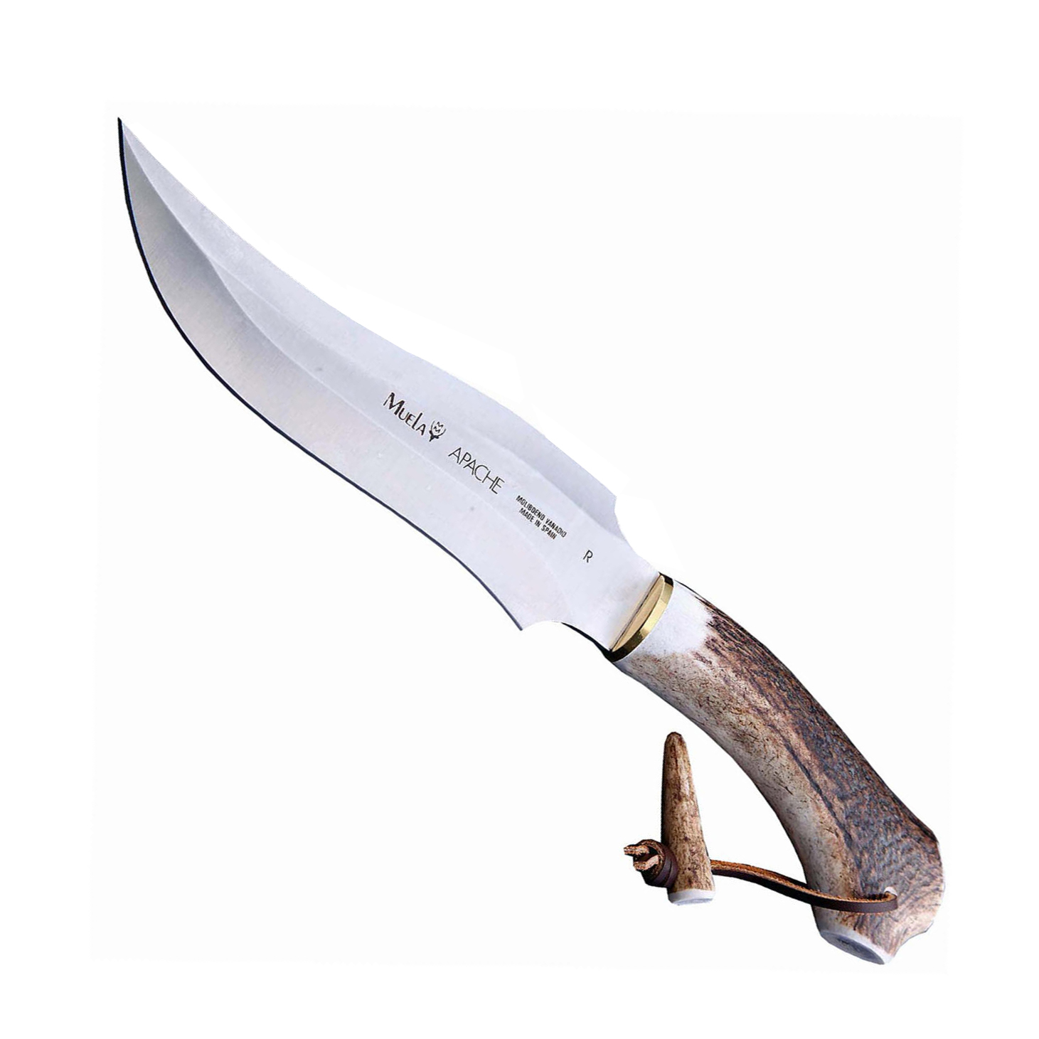 Нож с фиксированным клинком Apache Stag Handle - фото 4