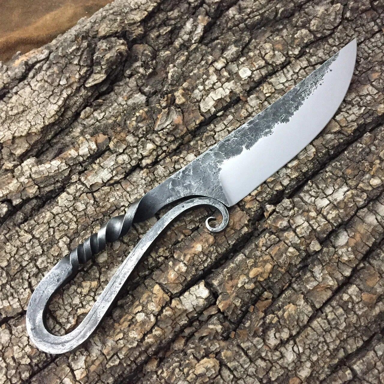 Нож кованый Куябрик, сталь У8 - фото 5