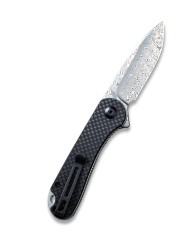 Складной нож CIVIVI Elementum, сталь Damascus, Black G10/Carbon от Ножиков