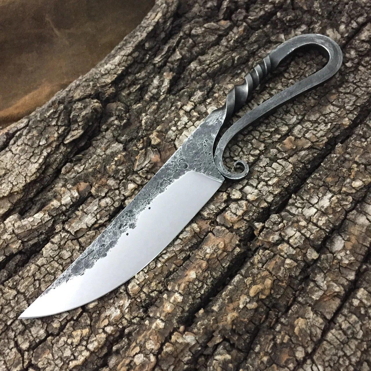 Нож кованый Куябрик, сталь У8 - фото 6