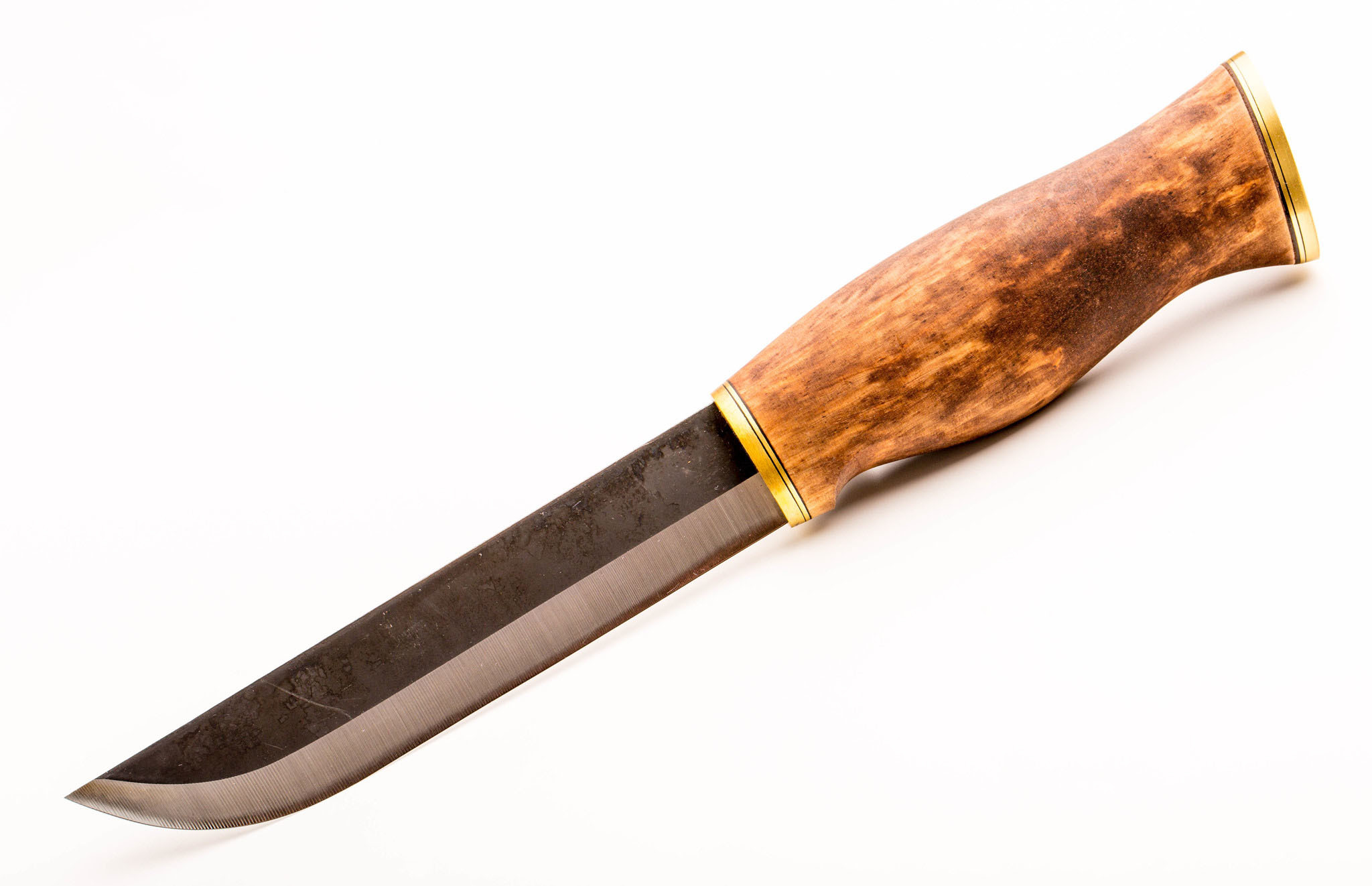 Нож Ahti Puukko Leuku 145, финская береза, сталь carbon