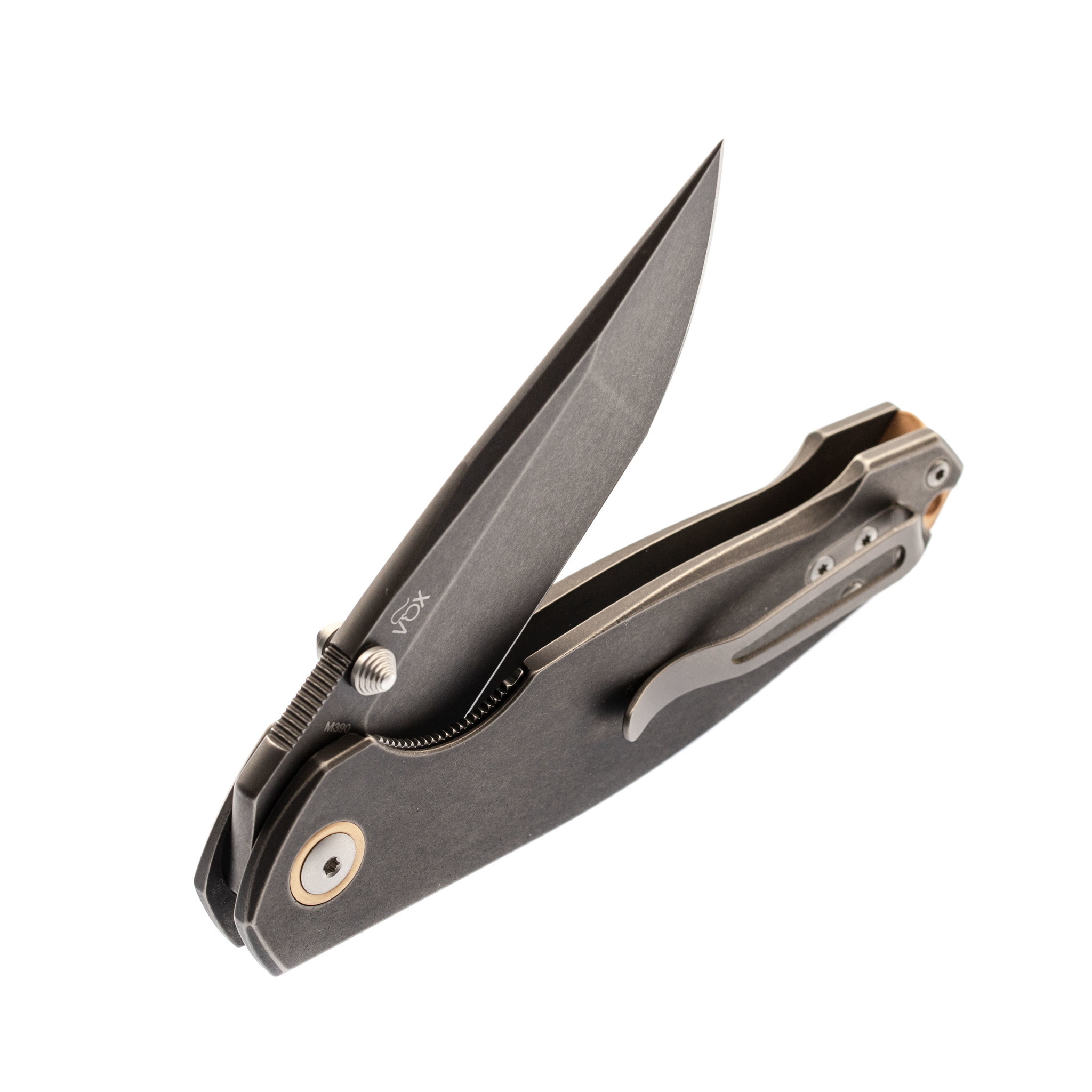 Складной нож Viper Katla, сталь M390 Dark SW, Titanium - фото 5