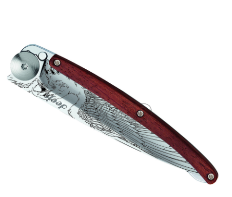 Складной нож Deejo Mirror Eagle 37g, coral wood от Ножиков