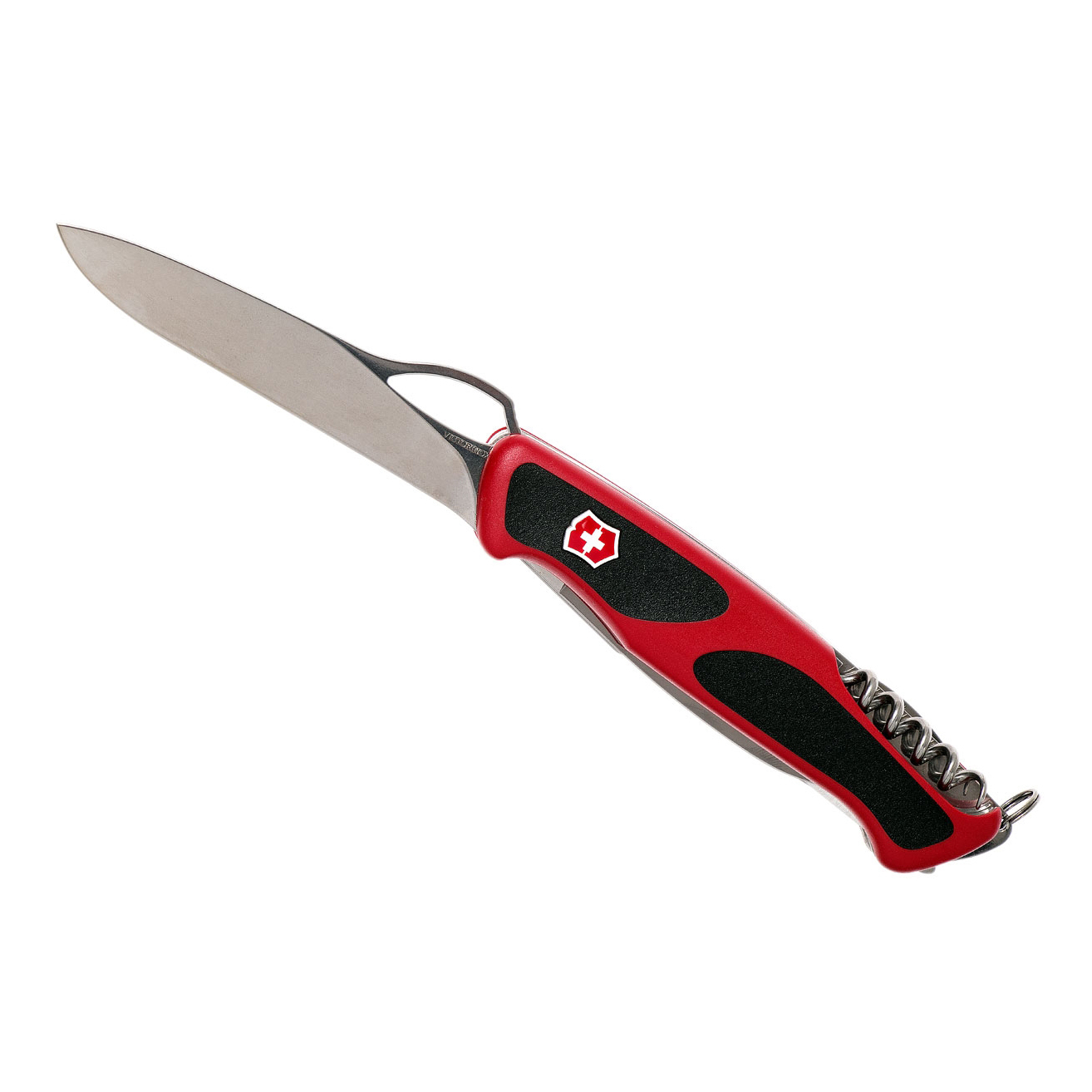 Нож перочинный Victorinox RangerGrip 57 Hunter 0.9583.MC 130мм 13 функций красно-чёрный - фото 5