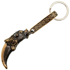 Фото Брелок Коготь Медведя, бронза