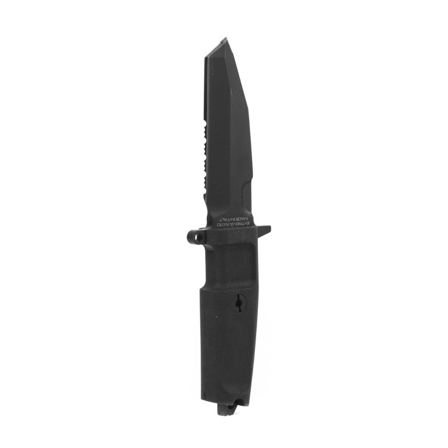 Нож с фиксированным клинком Extrema Ratio Fulcrum Compact Black, сталь Bhler N690, рукоять пластик - фото 4
