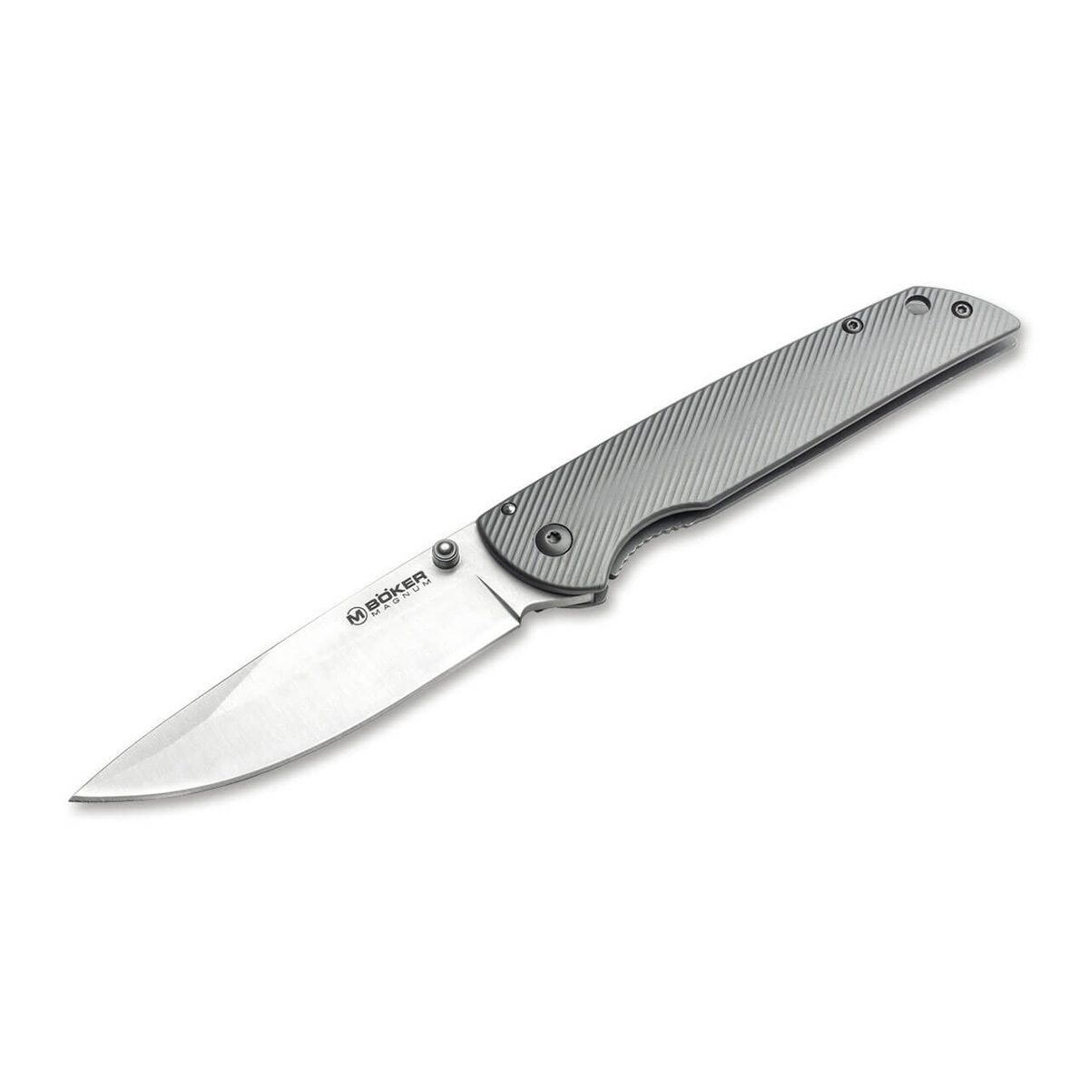 Складной нож Boker Eternal Classic Thumb, сталь 440A, рукоять сталь - фото 1
