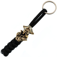 Фото Бронзовая бусина Пират с темляком