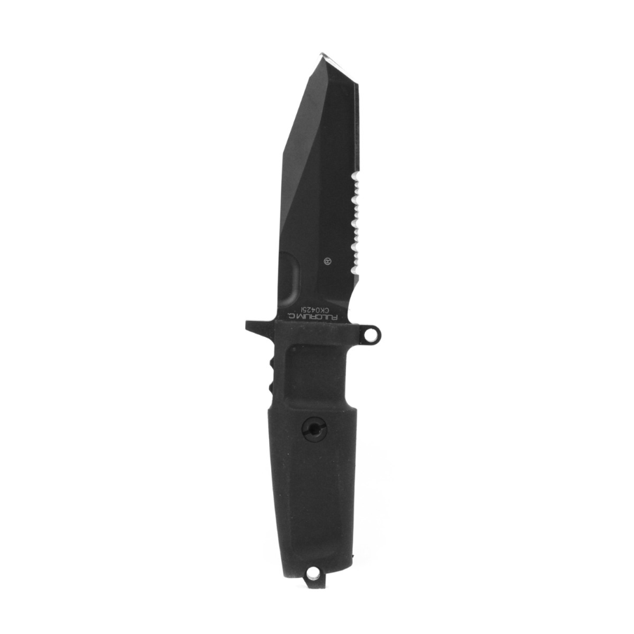 Нож с фиксированным клинком Extrema Ratio Fulcrum Compact Black, сталь Bhler N690, рукоять пластик - фото 6