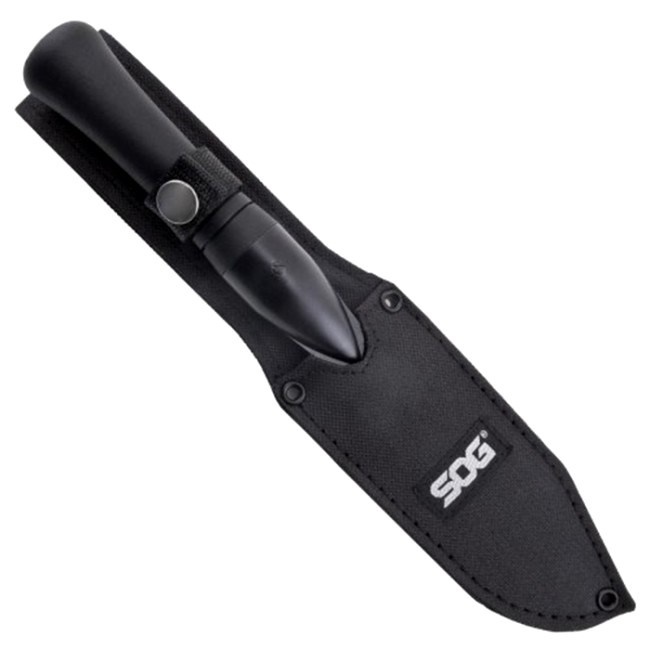 Нож для выживания Spirit II - SOG FS02, сталь клинка 3Cr13MoV, рукоять пластик FRN, чёрный от Ножиков