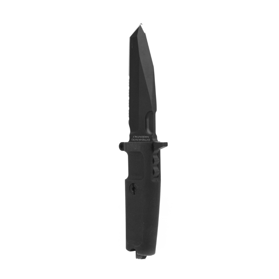 Нож с фиксированным клинком Extrema Ratio Fulcrum Compact Black, сталь Bhler N690, рукоять пластик - фото 8