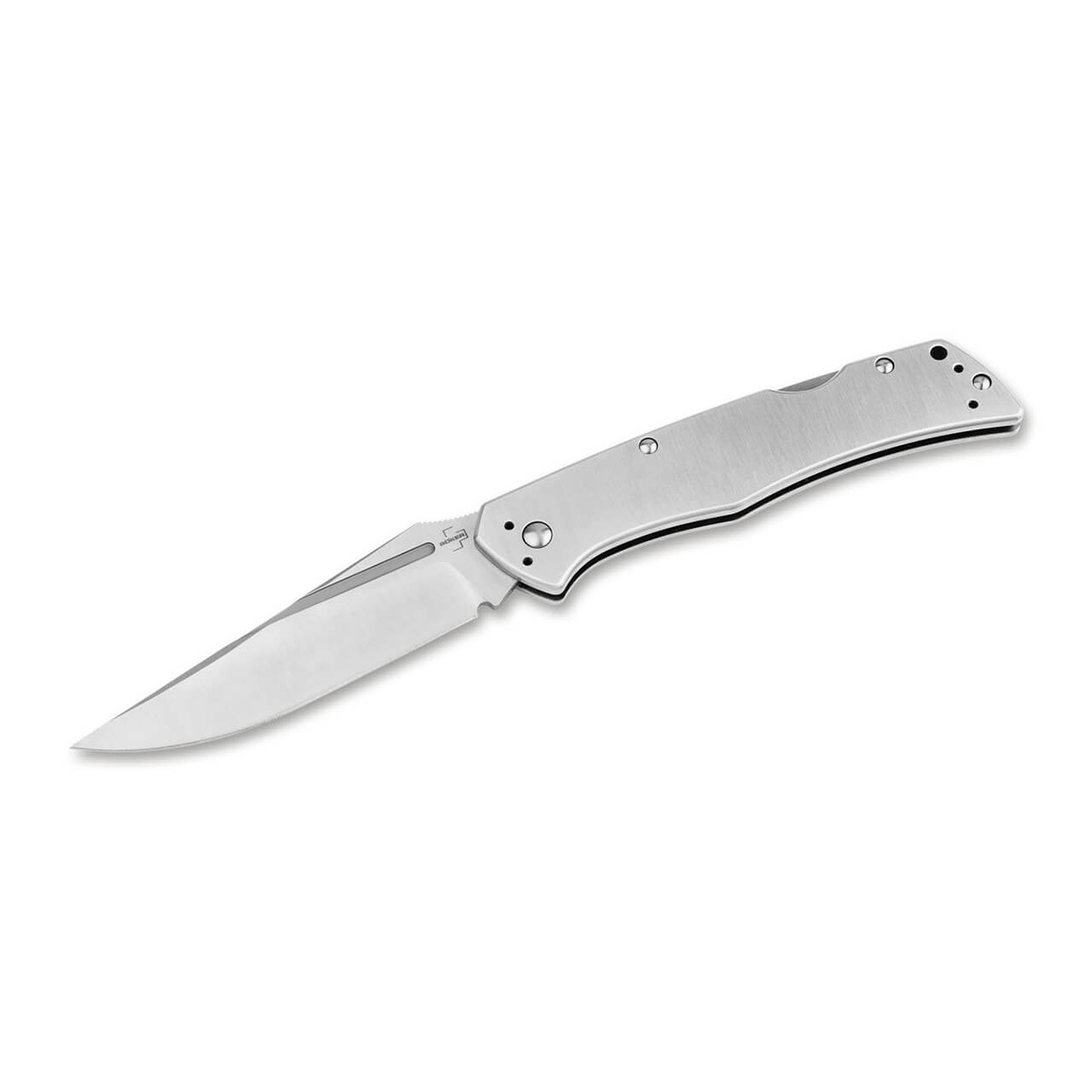 

Складной нож Boker MEK, сталь Nitro-V, рукоять сталь