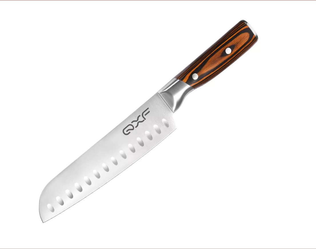 Кухонный нож Сантоку Tuotown R-4157