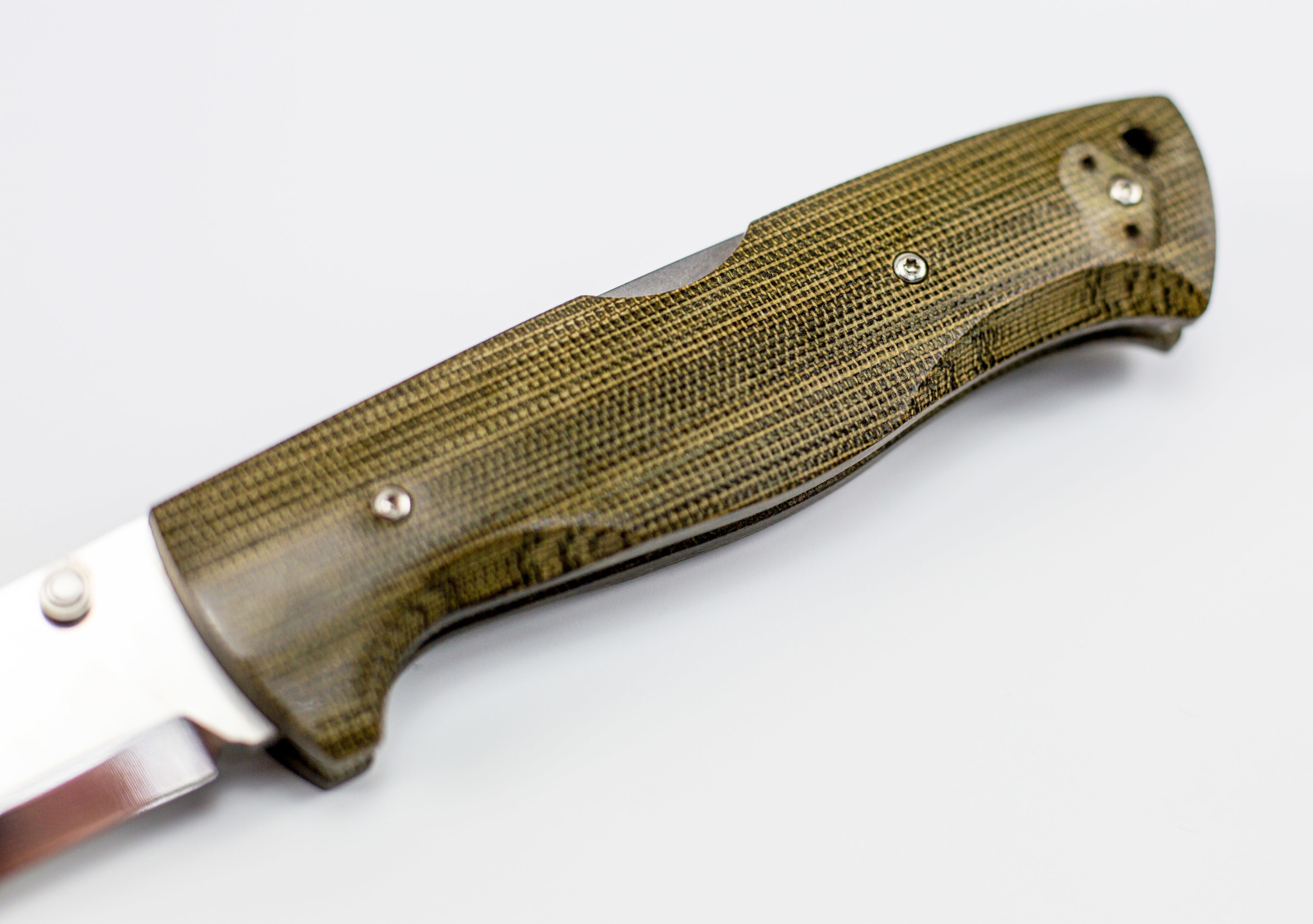 Складной нож Enzo Borka 90, зеленая микарта, сталь N690C - фото 2