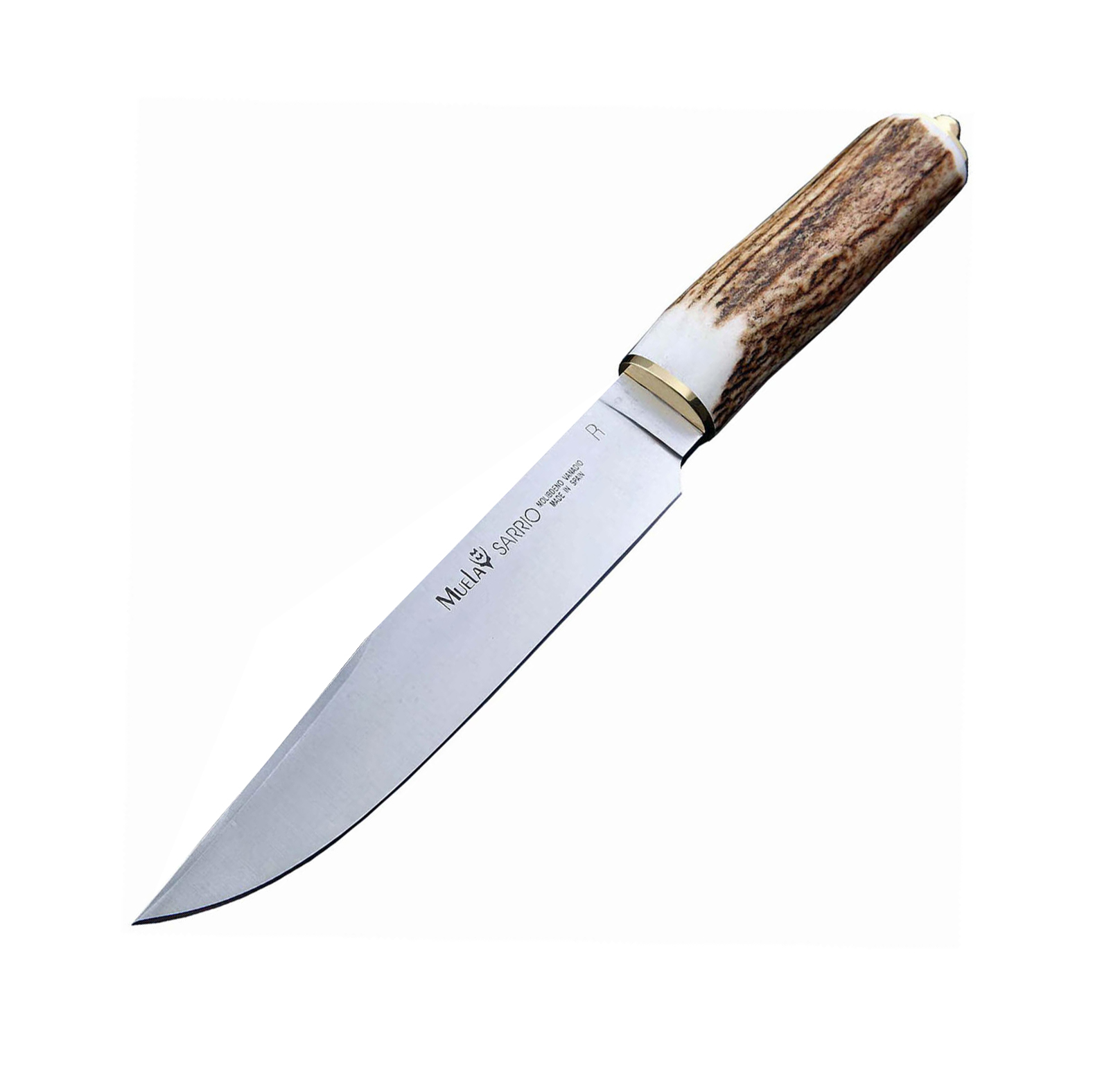 Нож с фиксированным клинком Muela Sarrio, сталь X50CrMoV15, рукоять олений рог