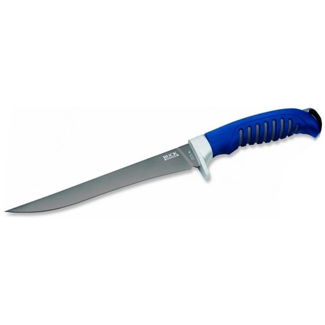 фото Филейный нож buck silver creek 6 3/8" fillet knife 0223bls, сталь 420j2, рукоять термопластик