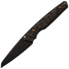 Фото Туристический нож Kansept Parr blackwash сталь S35VN, рукоять Shred Carbon Fiber