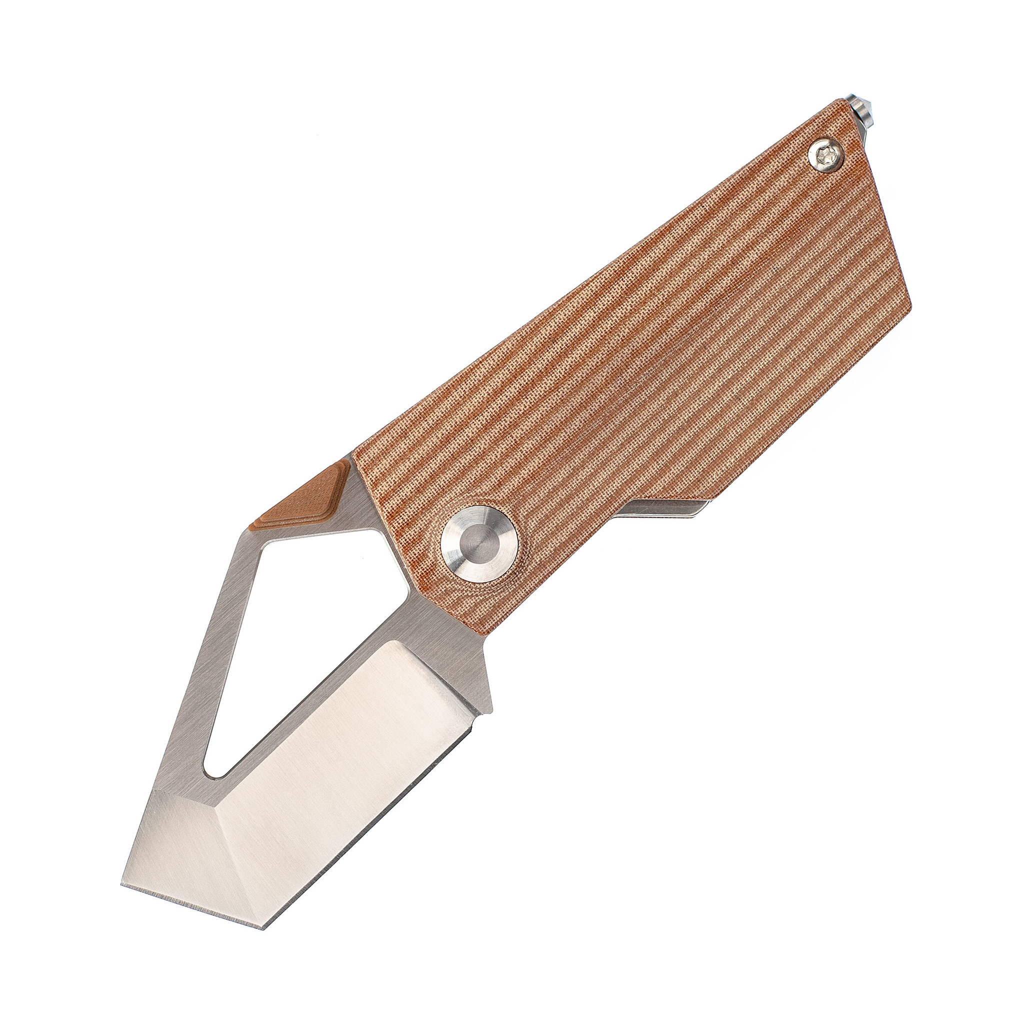 Складной нож Kizer CyberBlade, сталь M390, рукоять Micarta складной нож civivi mini sandbar сталь damascus micarta
