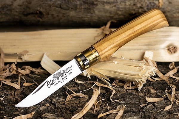 Складной нож Antonini Old Bear® Olive L, сталь Hardened Aisi 420, рукоять оливковое дерево от Ножиков
