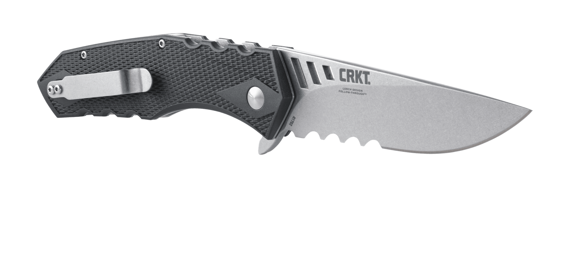 фото Складной нож crkt ruger® follow-through™, сталь 8cr13mov, рукоять термопластик grn