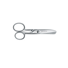 Фото Ножницы Fox Due Cigni, нержавеющая сталь, серебристые