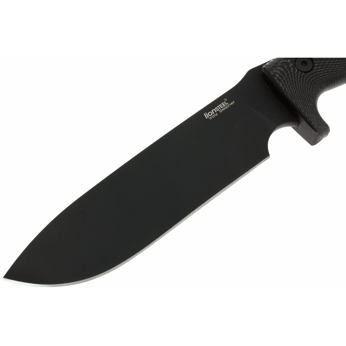 Нож с фиксированным клинком LionSteel M7 MB, сталь Sleipner, рукоять Black micarta - фото 3