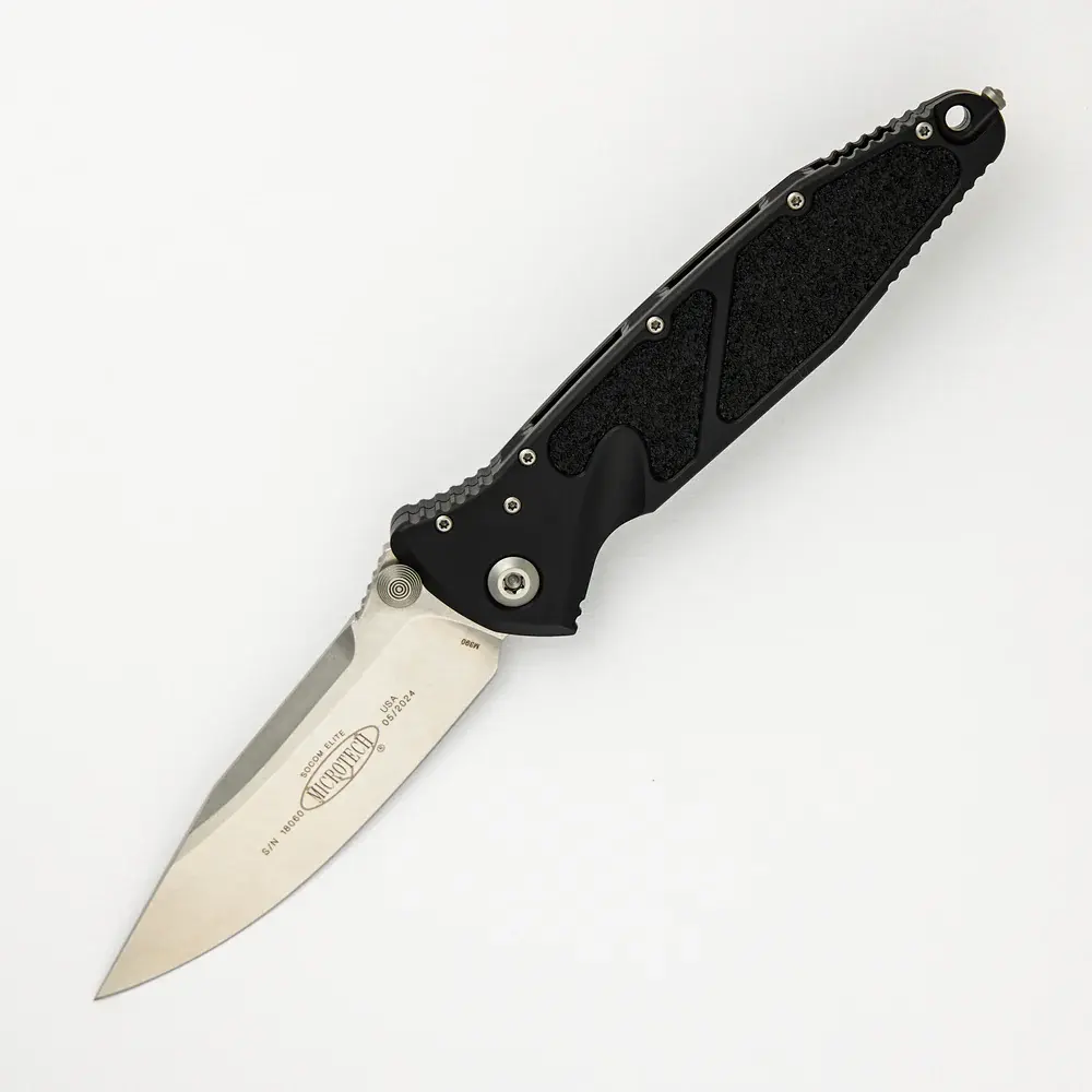 

Складной нож Microtech Socom Elite 160-10, сталь M390, рукоять черный алюминий