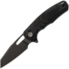 Фото Складной нож Petrified Fish Trilobite, сталь 14C28N, рукоять G10, черный