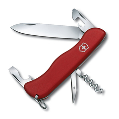 Фото Нож перочинный Victorinox Picknicker, сталь X50CrMoV15, рукоять Nylon, красный, 11 функций, 111мм