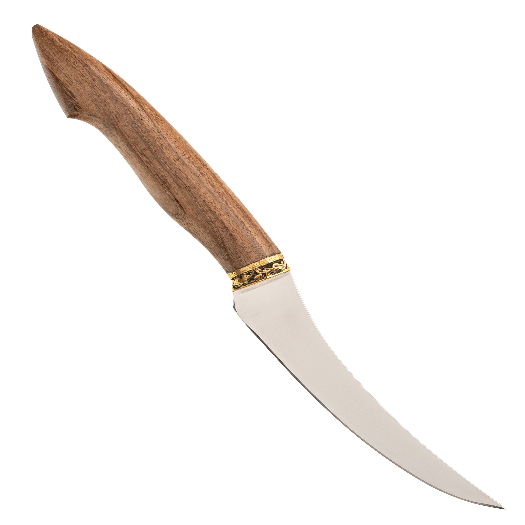 Нож филейный Фин-1, сталь 65х13, рукоять орех от Ножиков