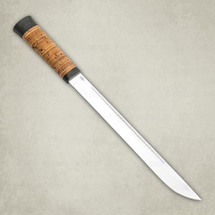 Фото Нож АиР Бурятский большой, сталь 95х18, рукоять береста