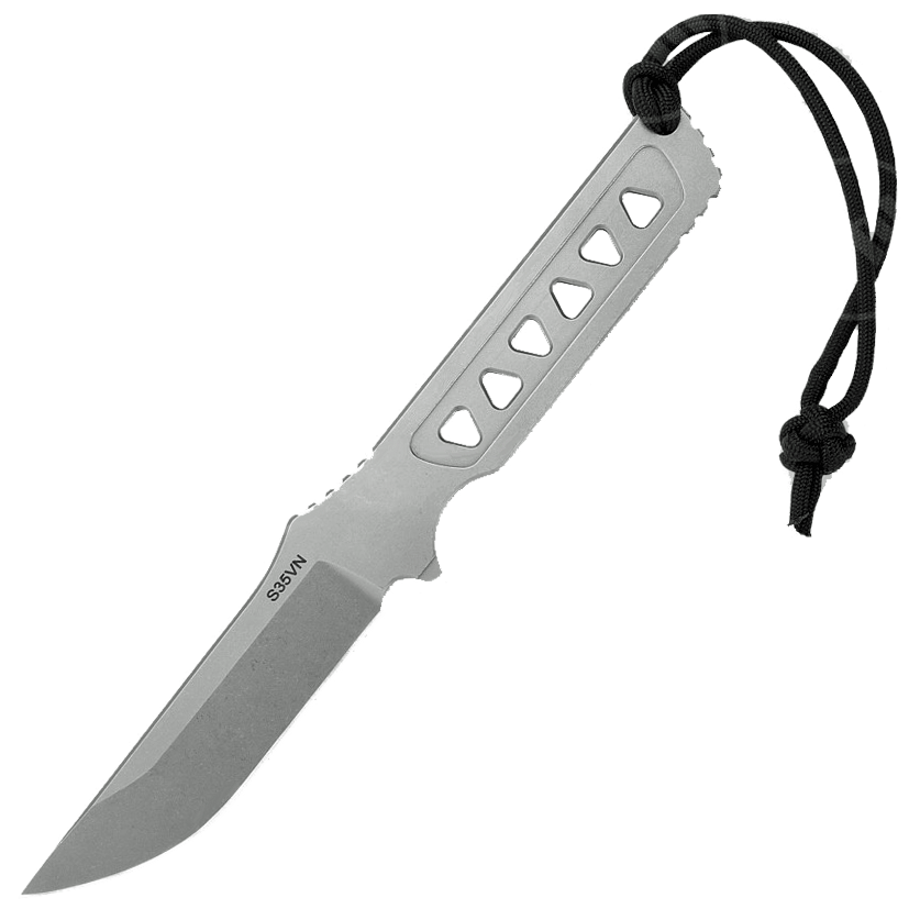 Нож скрытого ношения с фиксированным клинком Spartan Blades Formido, клинок Stonewash, сталь CPM-S35VN, цельнометаллический