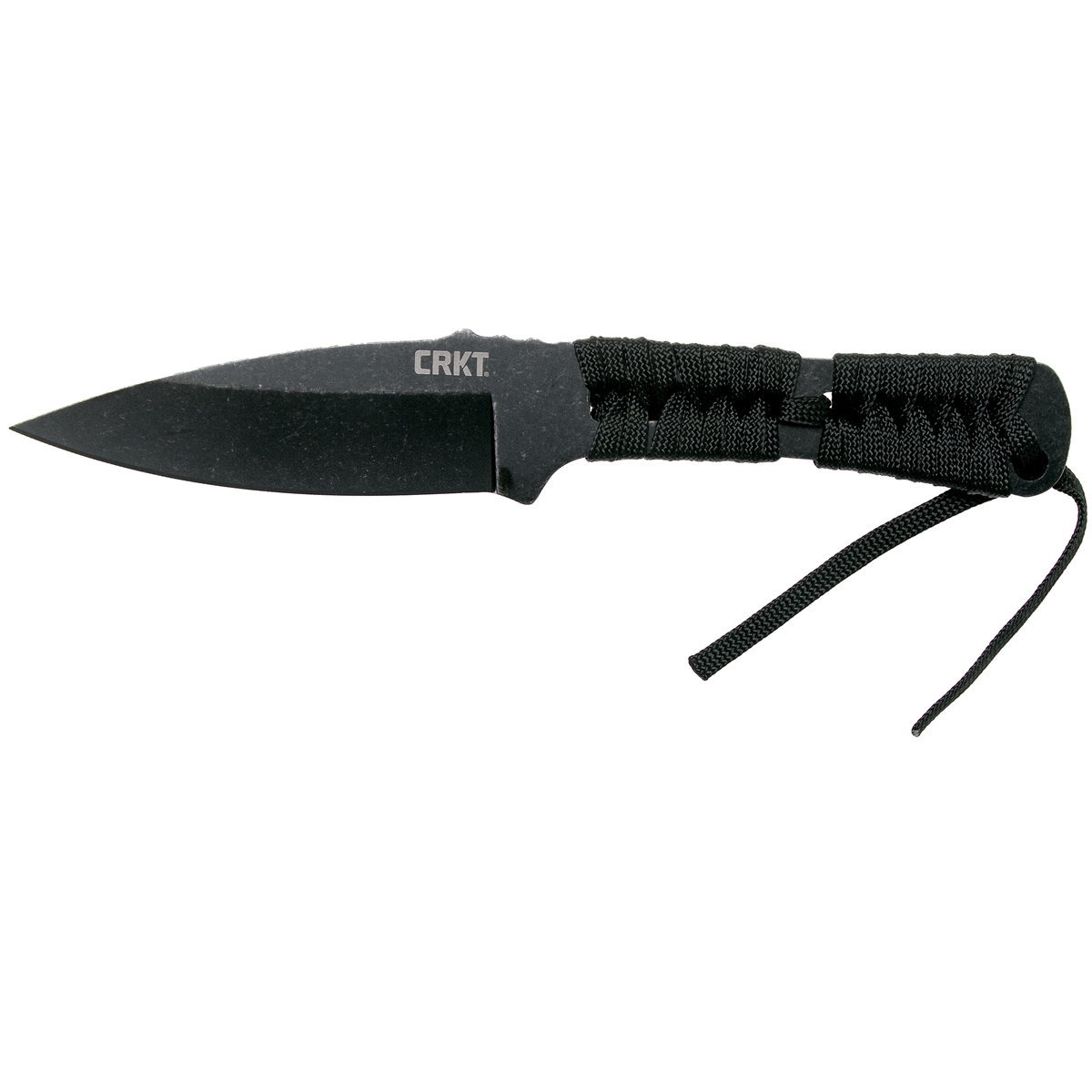 Фиксированный нож CRKT Utsidihi, сталь 8Cr13MoV, рукоять сталь с нейлоновой обмоткой