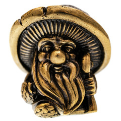 Фото Бусина для темляка Дух Леса, латунь