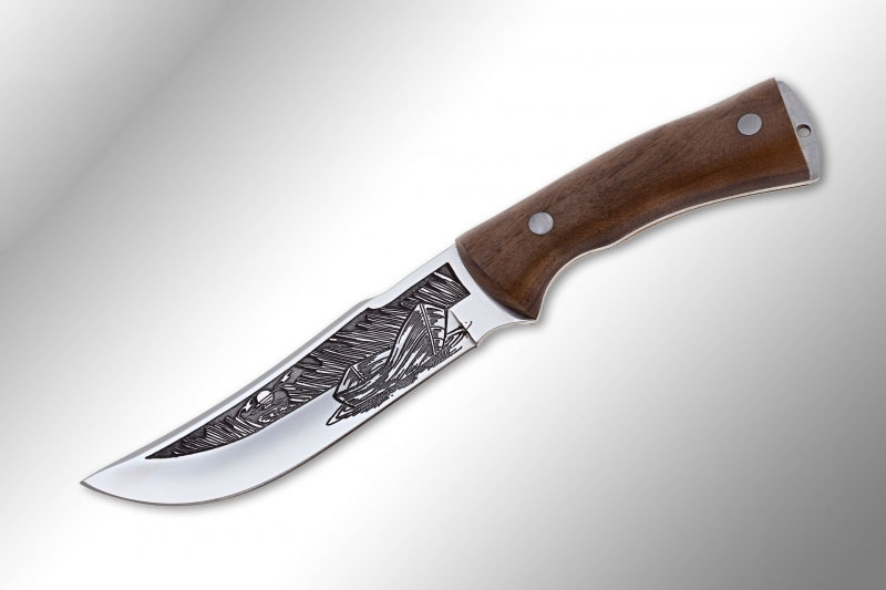 Нож Рыбак-2, Sandvik 12c27, Кизляр