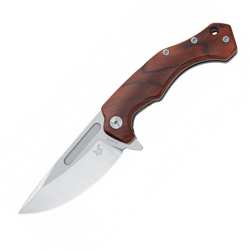 Складной нож Desert Fox, сталь N690, рукоять дерево кокоболо, коричневый