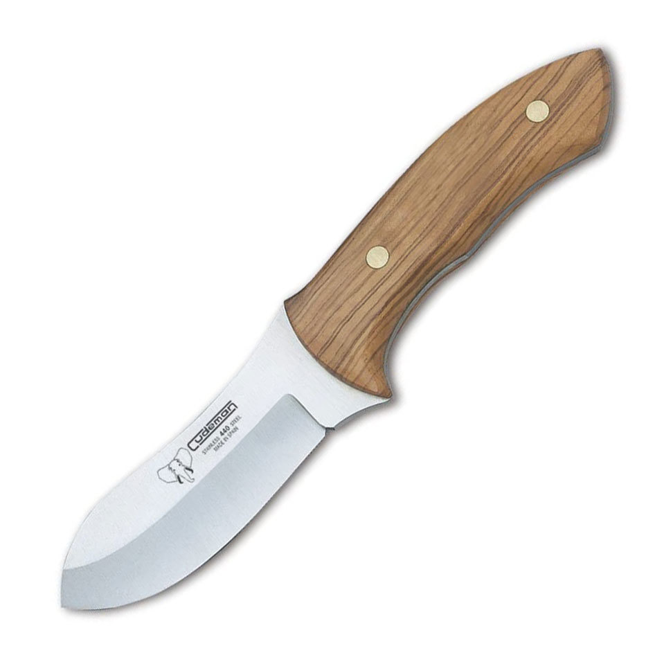 Нож с фиксированным клинком Cudeman Peilis, сталь 440 Stainless Steel, рукоять оливковое дерево от Ножиков