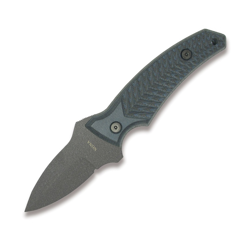 Нож с фиксированным клинком Ontario Nona, сталь 420, рукоять G10, gray складной нож ontario utilitac ii с белым клинком