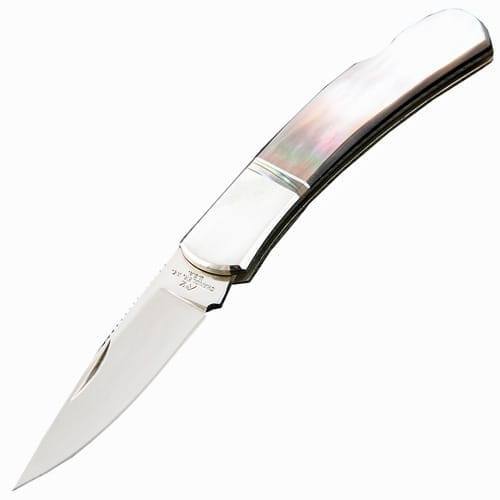 Складной нож Katz Gentleman's, сталь ATS-34, рукоять перламутр