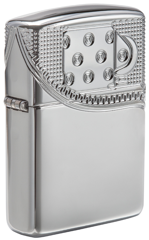 Зажигалка ZIPPO Armor® с покрытием High Polish Chrome, латунь/сталь, серебр., 36x12x56 мм
